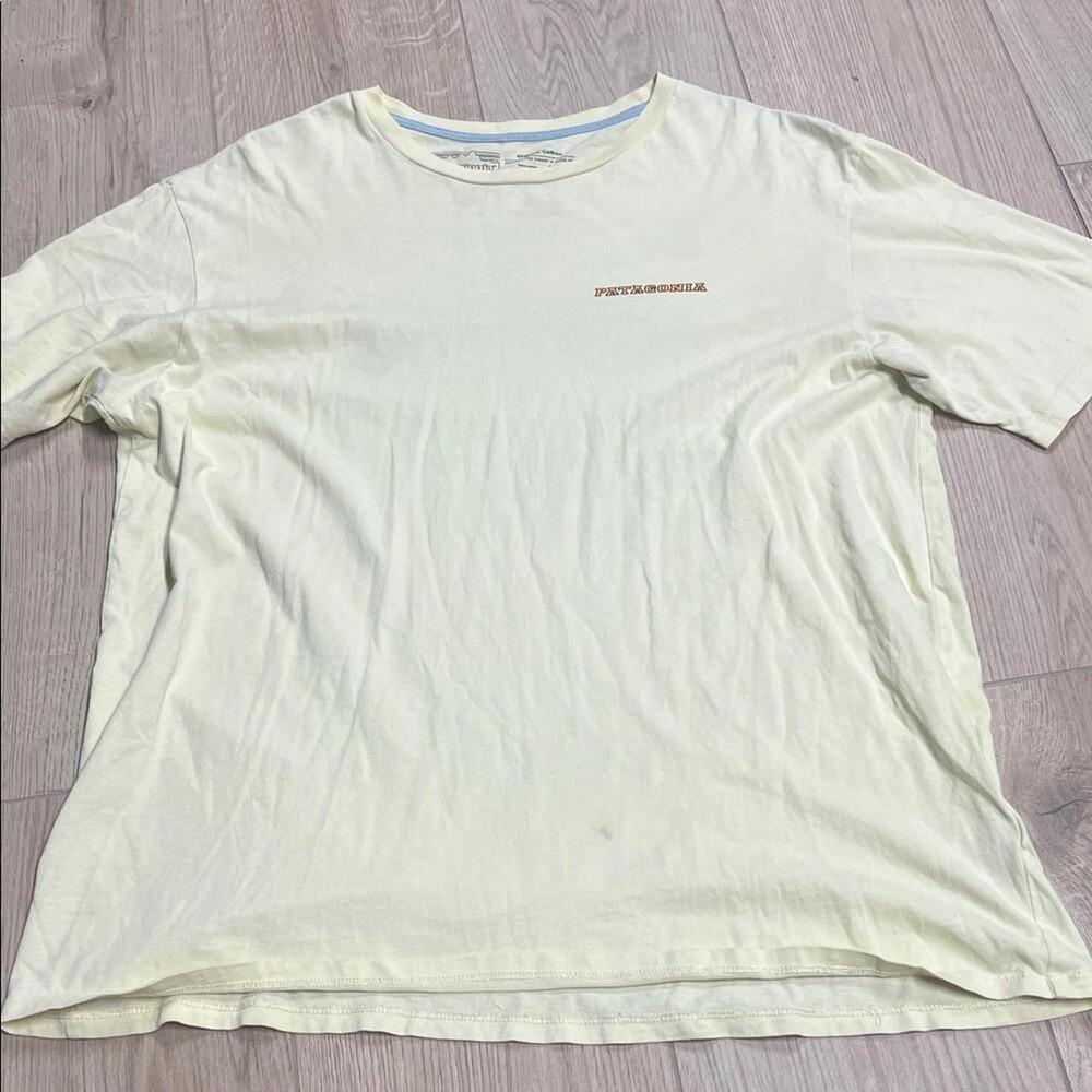 Patagonia Men's Yellow T-Shirt